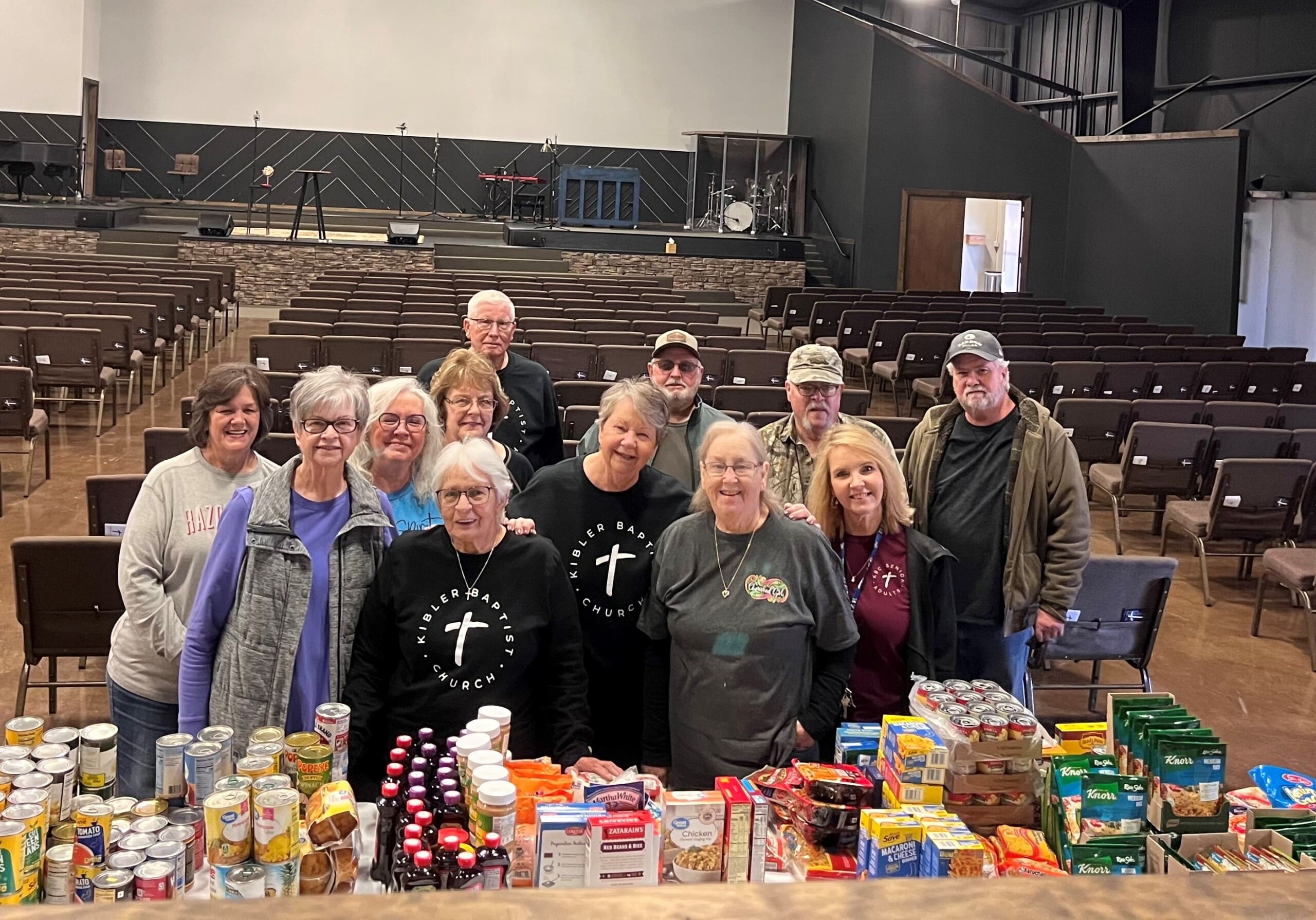 Kibler Baptist Church pantry volunteers